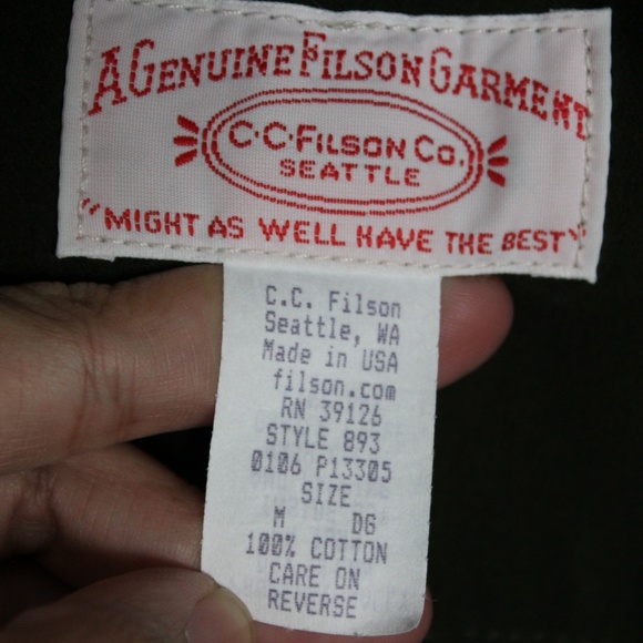 VTG CC Filson Moleskin 893 Rare Jacket C497 - Picture 3 of 4